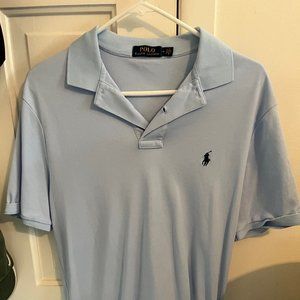 Light Blue Short Sleeve Polo (Size M)